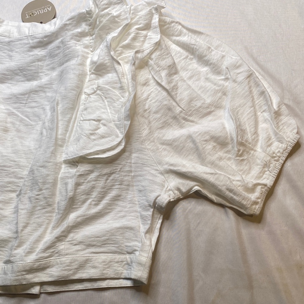 APRICOT Ivory Ruffle Top - Picture 10 of 14